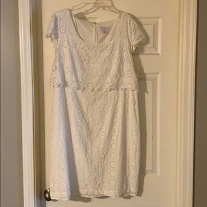 White Lace Jessica Simpson Dress